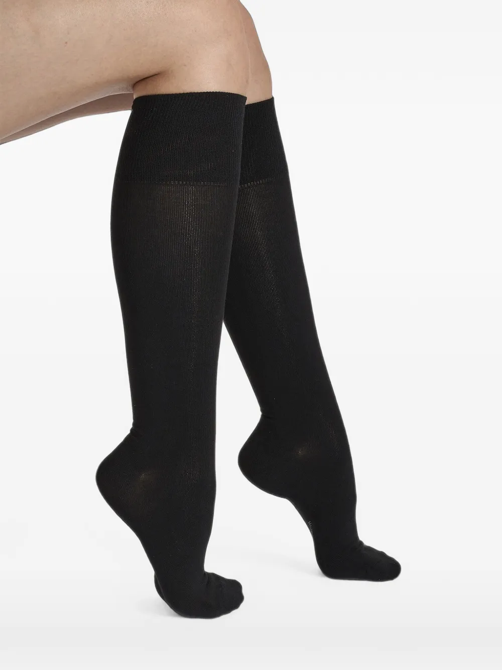 Wolford opaque knee-high socks Zwart
