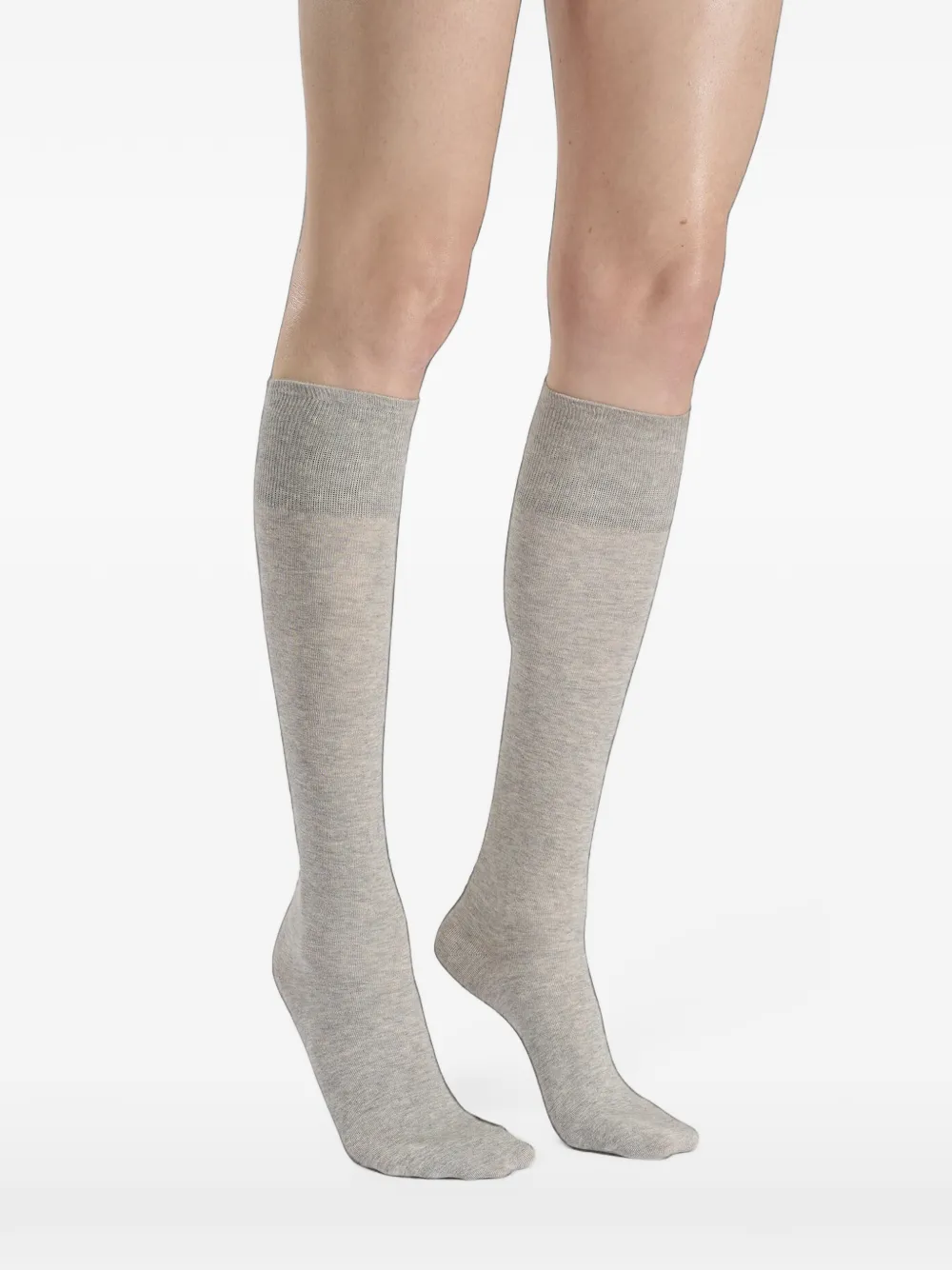 Wolford Kniesokken met gemêleerd effect Grijs
