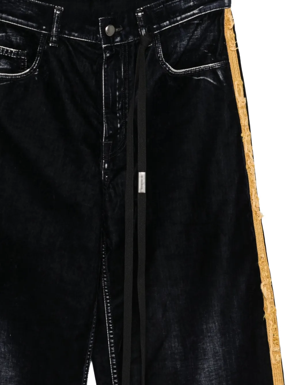 Ann Demeulemeester Hanno velvet trousers Blauw