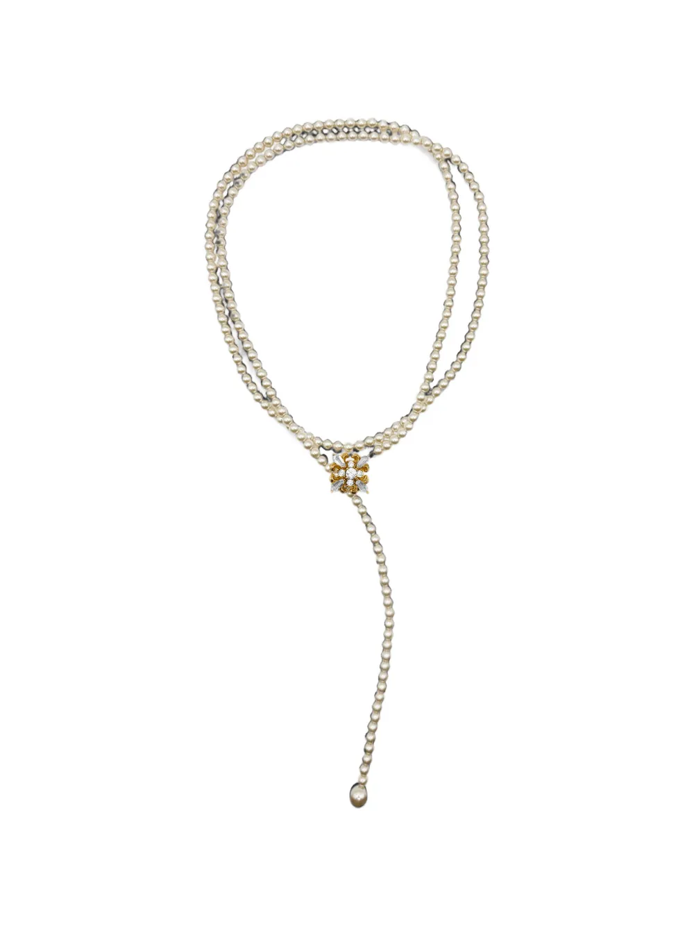 HZMER JEWELLERY Sukh faux-pearl Y necklace