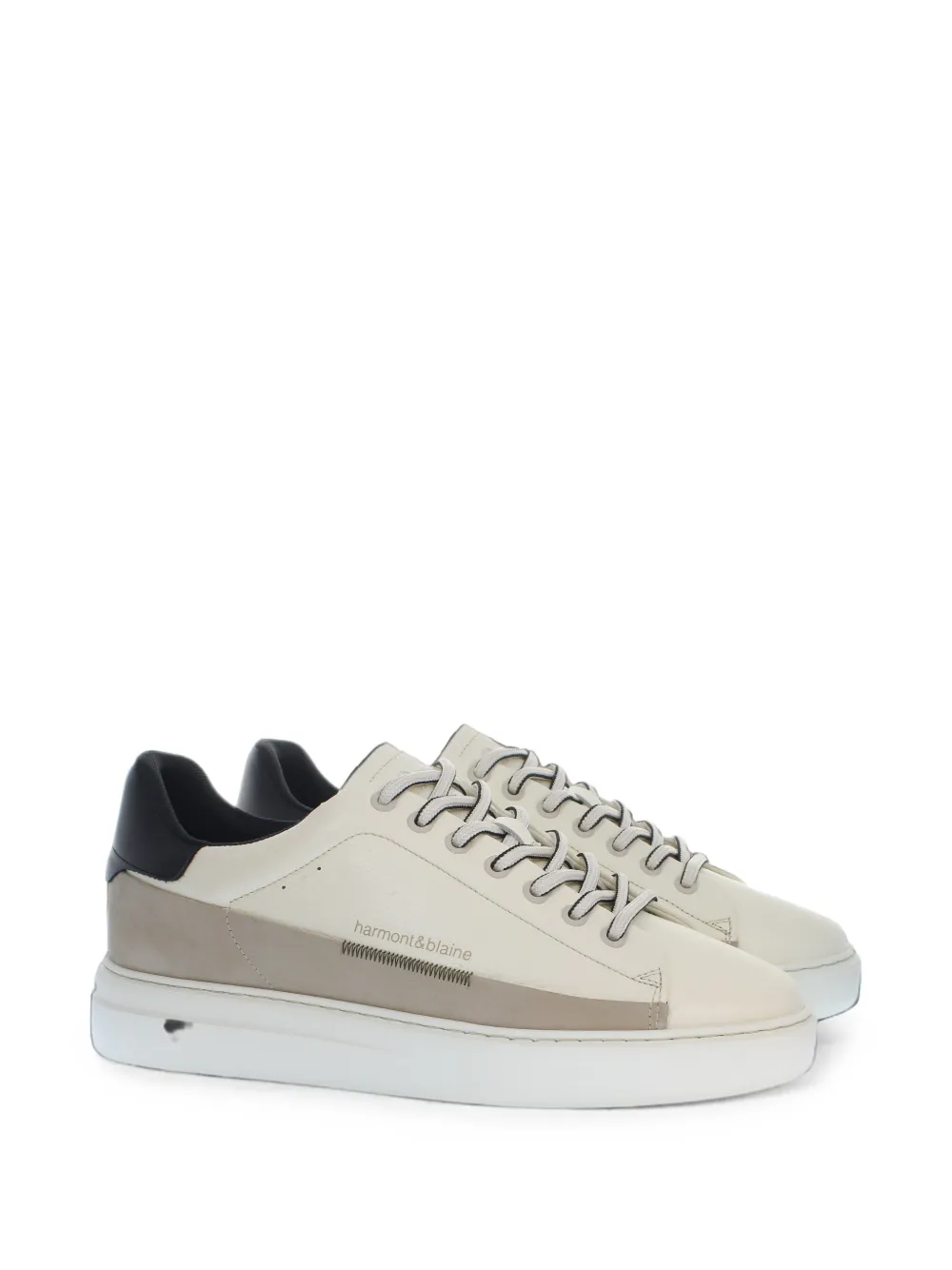 Harmont & Blaine leather panelled sneakers - Tons neutres Harmont & Blaine leather panelled sneakers - Tons neutres