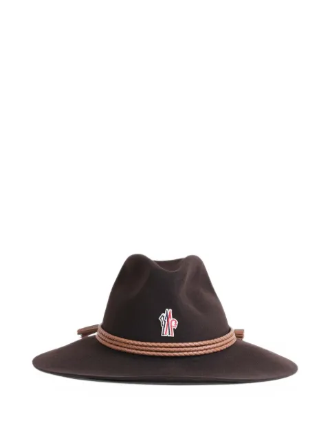 Moncler Grenoble sombrero de fieltro con borla trenzada