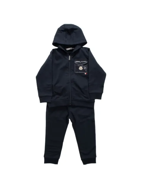 Moncler Enfant logo-patch tracksuit