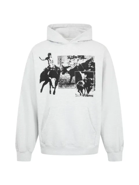 One Of These Days graphic-print cotton hoodie