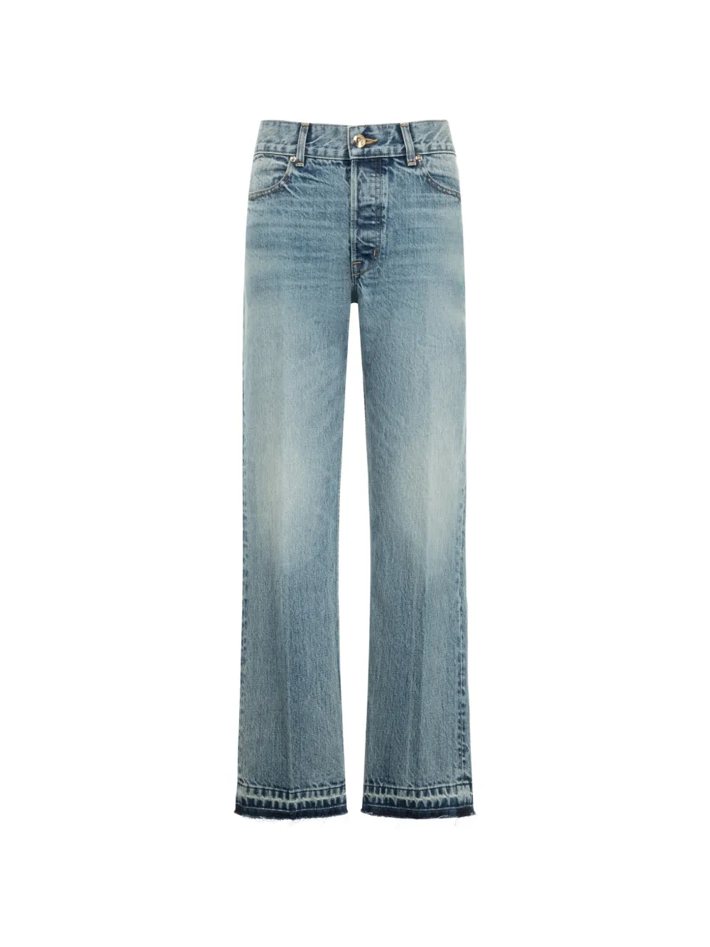 RÙADH Olympia raw-cut jeans - Blu