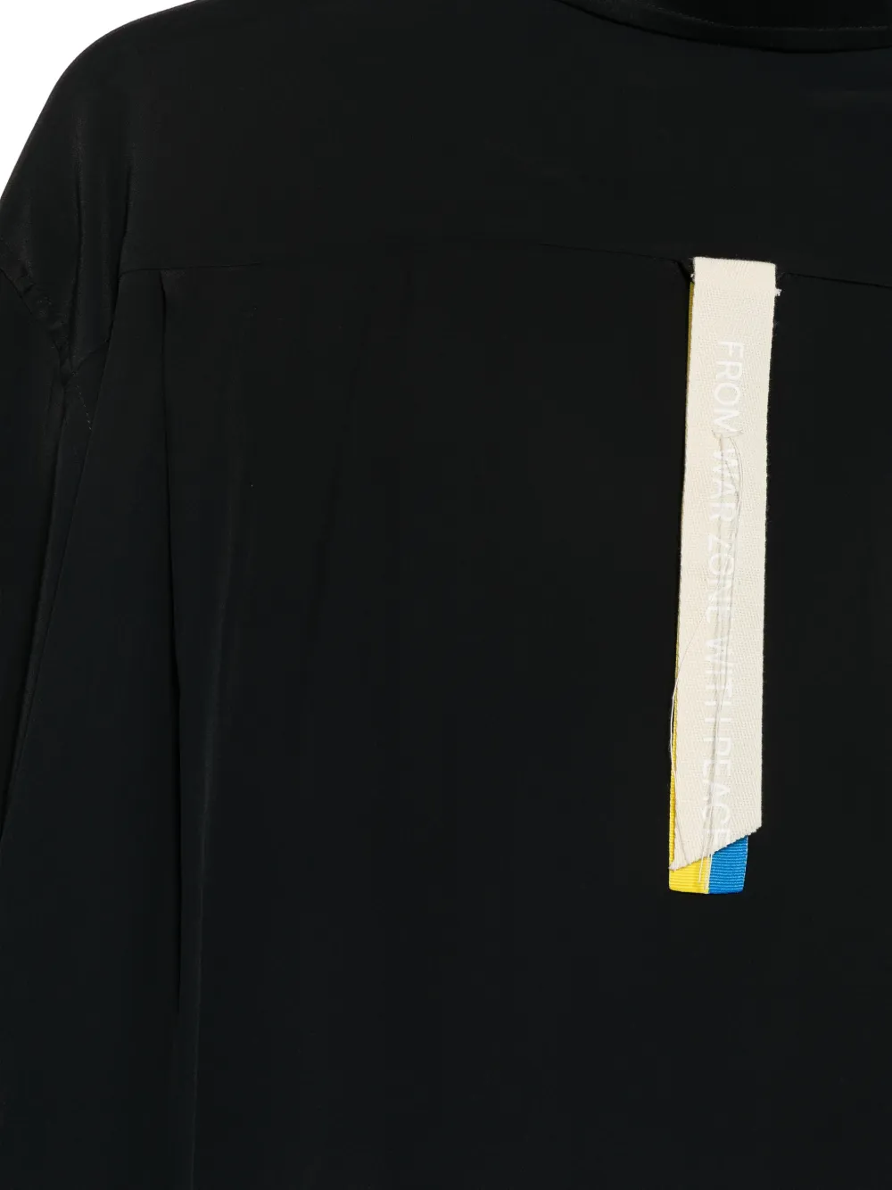 LITKOVSKA Blouse met trekkoord Zwart