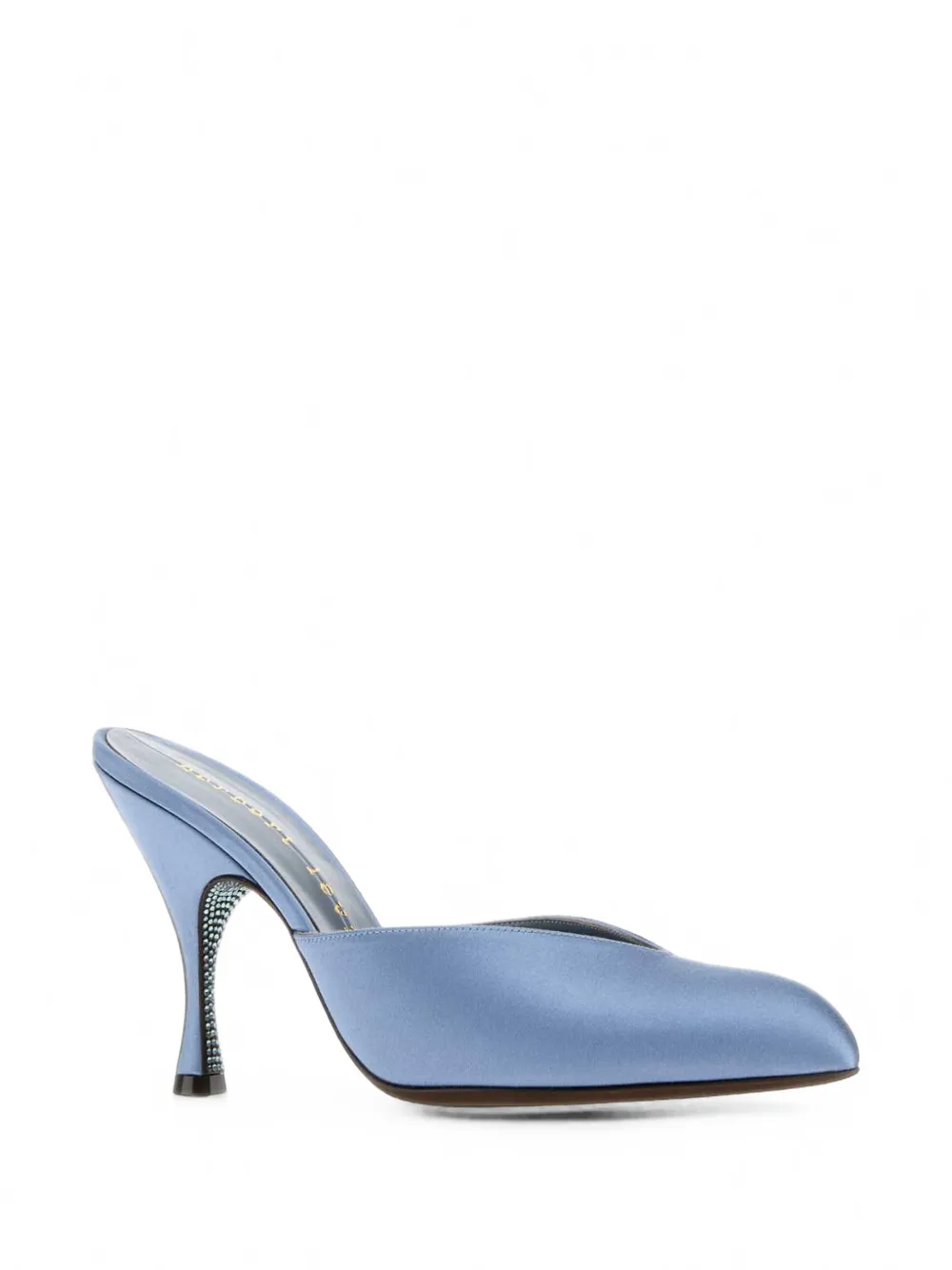 Herbert Levine Sitting Pretty Crystal-embellished Mules in Blue, view 2