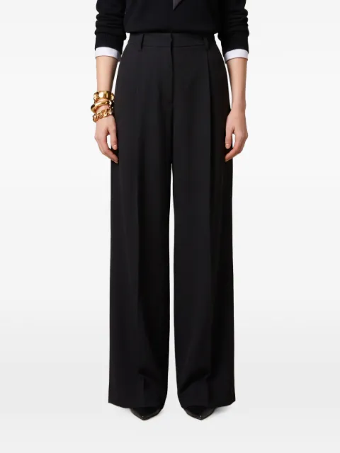 SUTTON NEW YORK pleated straight-leg trousers