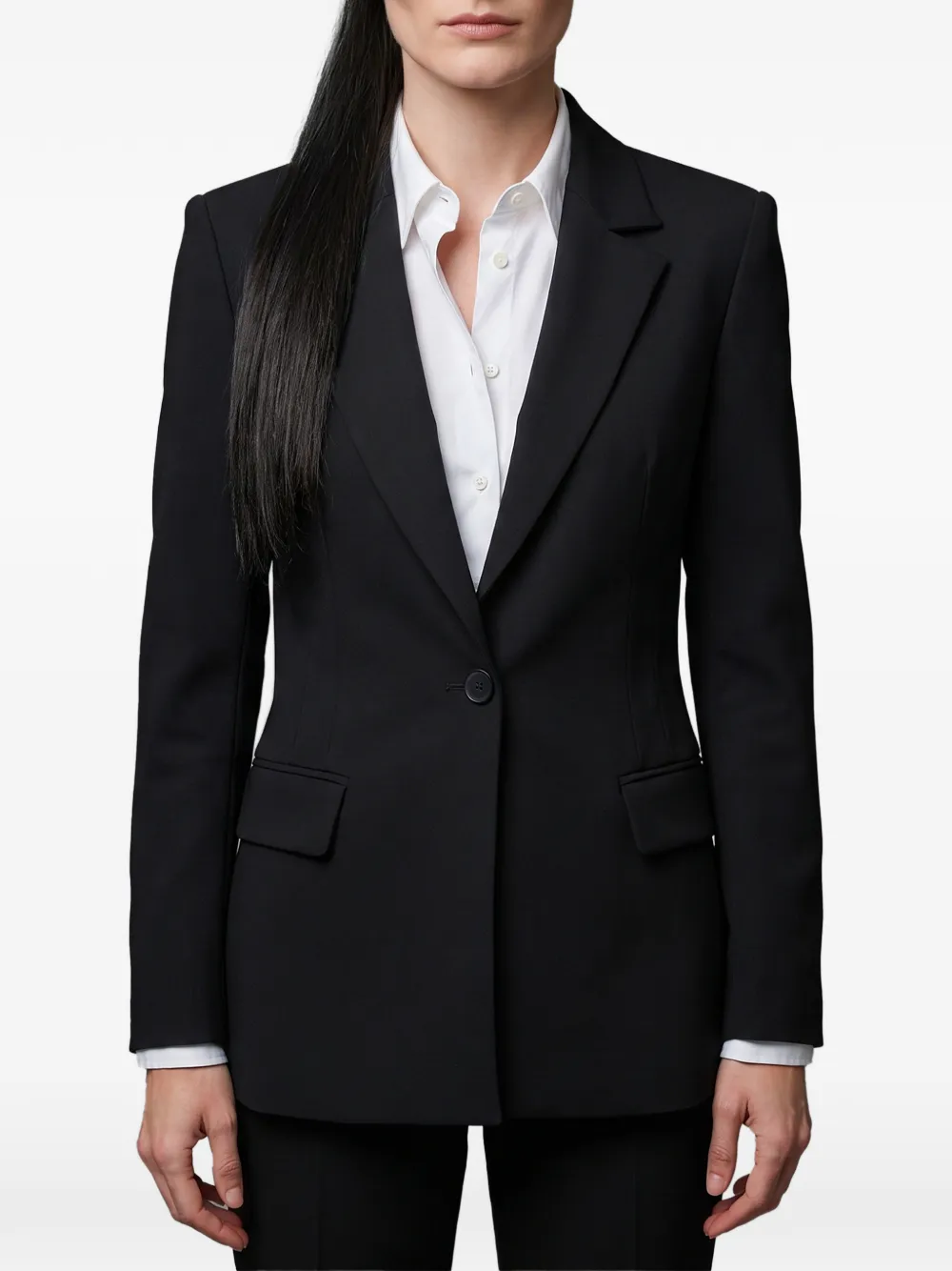 SUTTON NEW YORK single-breasted buttoned blazer - Nero
