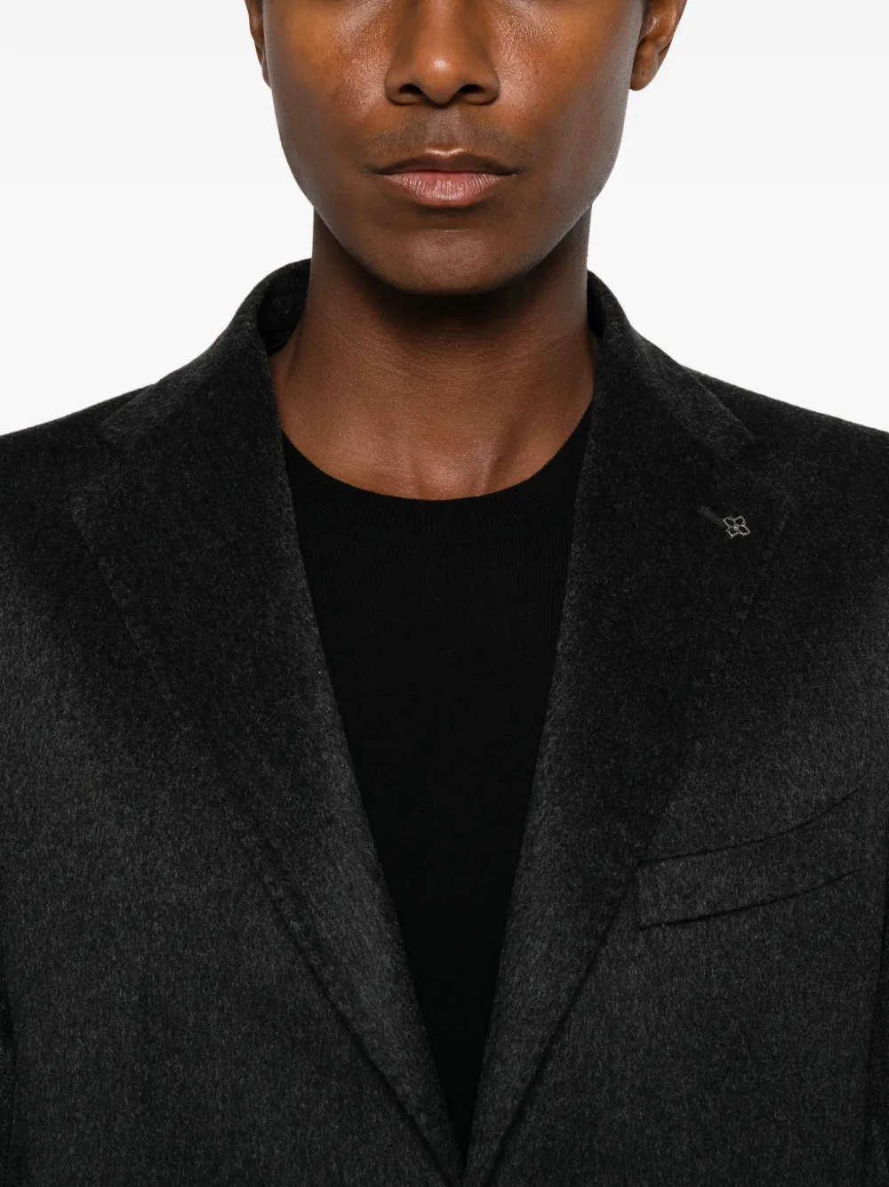 Tagliatore Blazer met enkele rij knopen Grijs