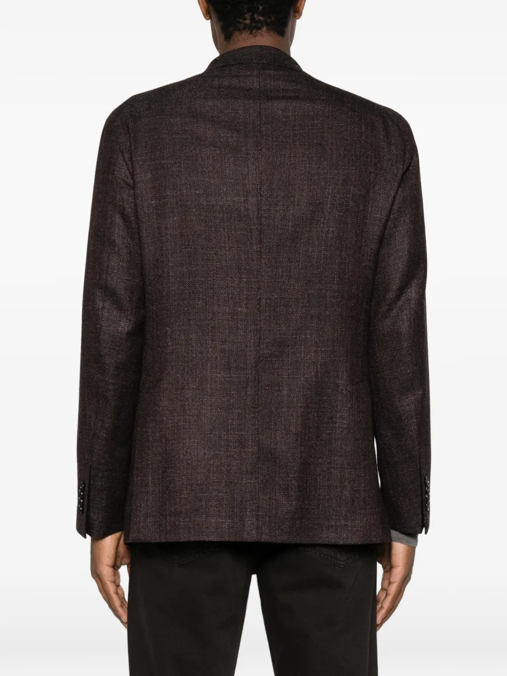 Tagliatore Blazer met enkele rij knopen Bruin