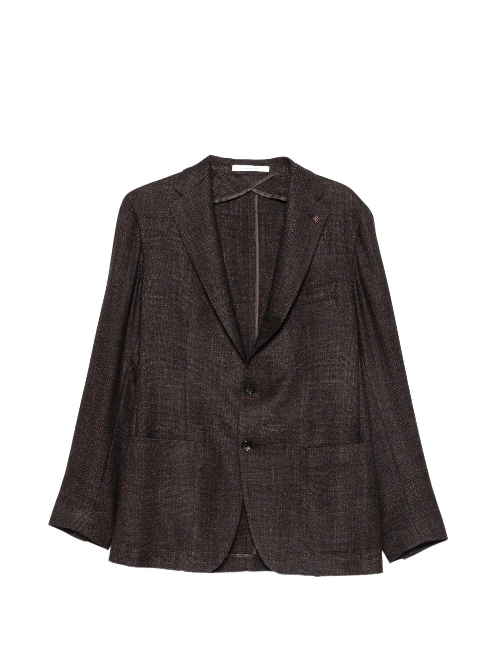 Tagliatore Blazer met enkele rij knopen Bruin