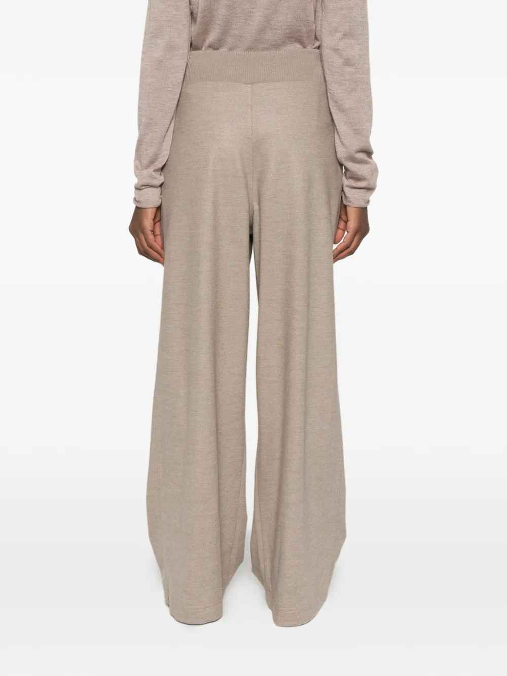 Fedeli Rodrigo drawstring-waist wide-leg trousers Beige