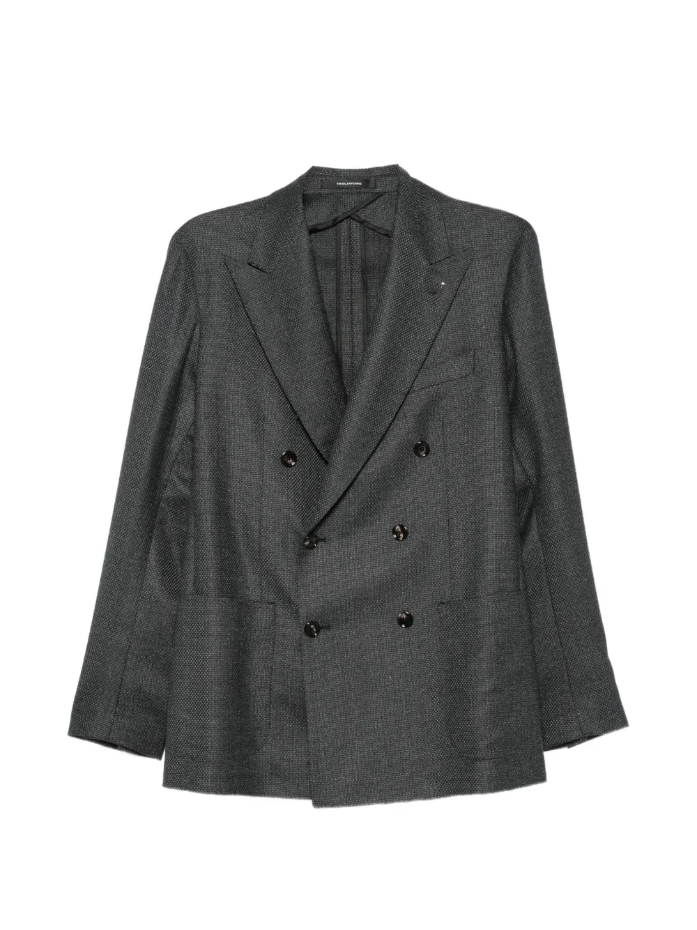 Tagliatore double-breasted peaked-lapels jacket - Grau