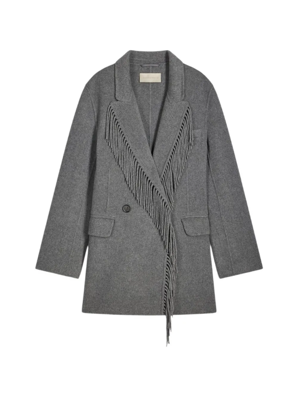 Vanessa Bruno Helenka fringe-trimmed double-breasted coat