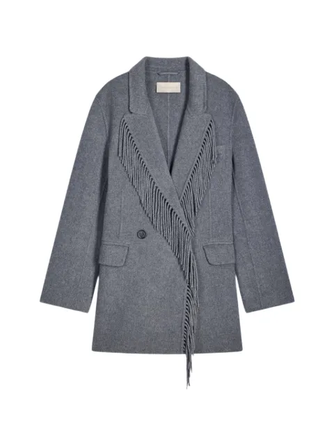Vanessa Bruno Helenka fringe-trimmed double-breasted coat