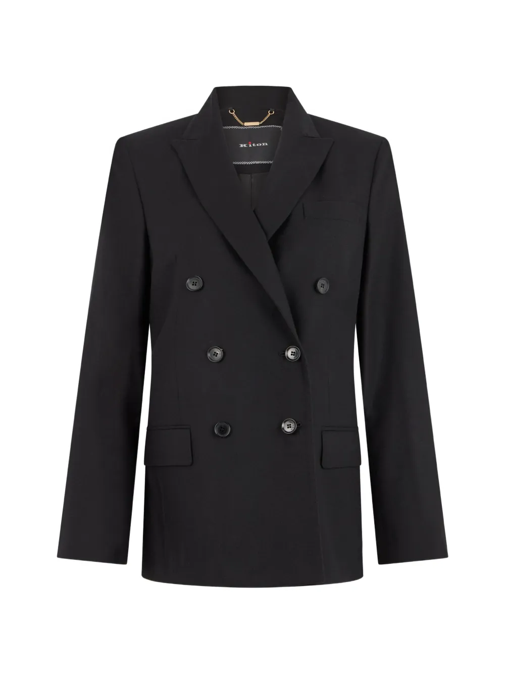 Kiton double-breasted blazer - Noir Kiton double-breasted blazer - Noir