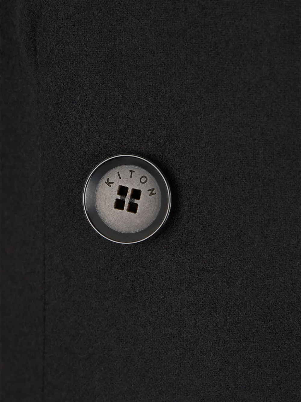 Kiton double-breasted blazer Zwart