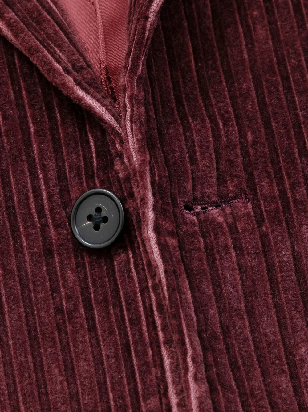 Brooks Brothers x Needles ongestructureerde ribfluwelen blazer met borduurwerk Rood