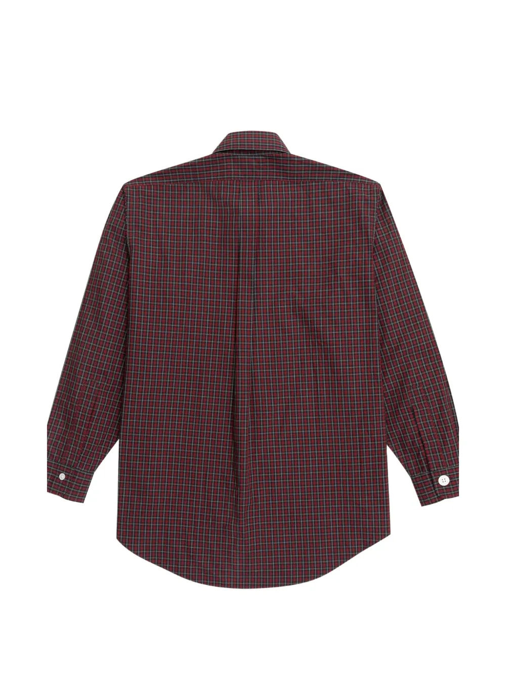 Brooks Brothers Overhemd met geruit vogeloogpatroon en button-downkraag Rood