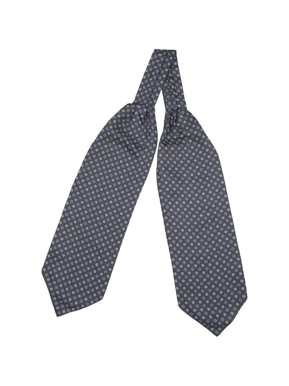 Elizabetta Nino dot-print silk ascot tie