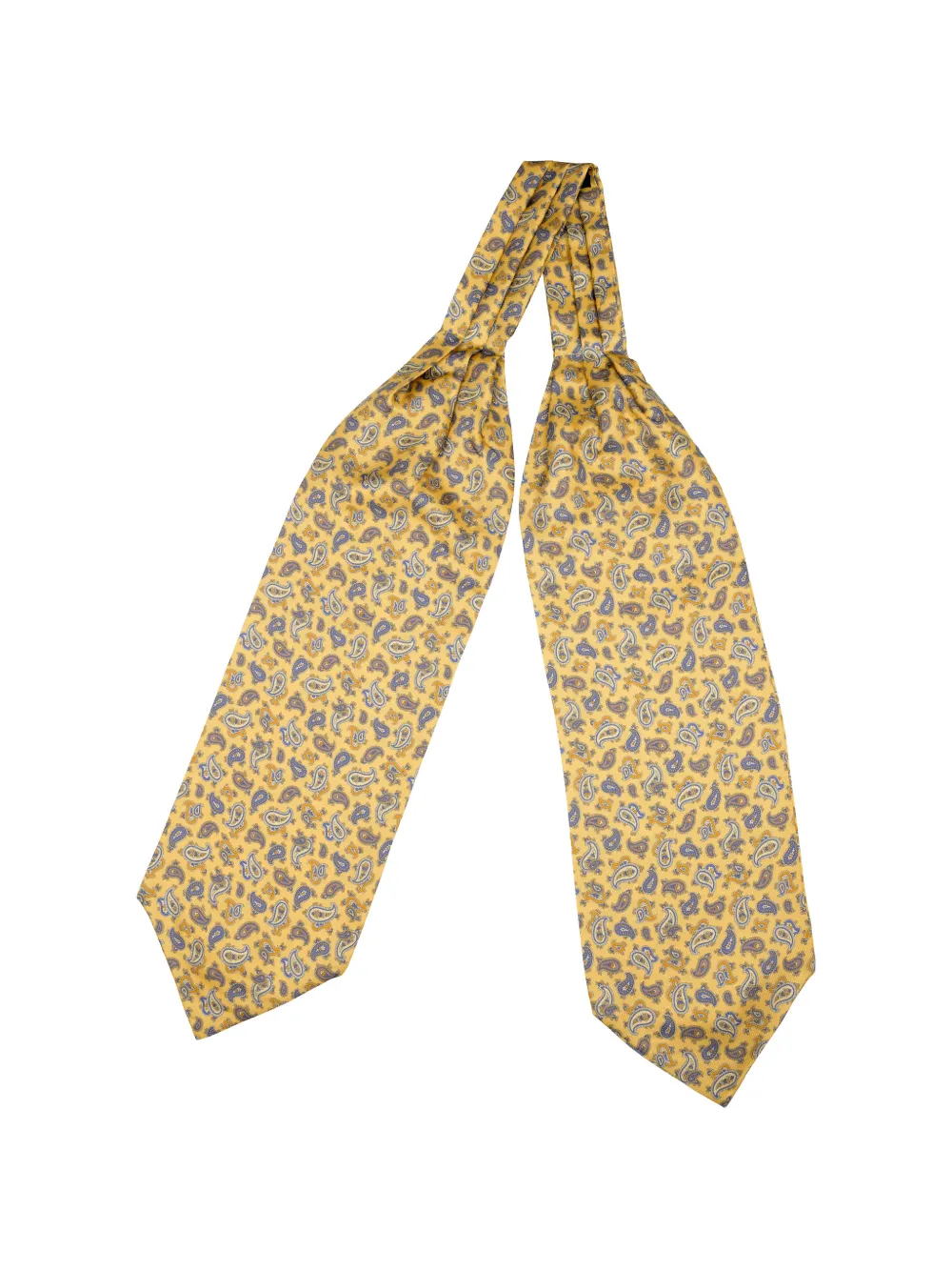 Elizabetta Sondrio paisley-print silk cravat - Gelb