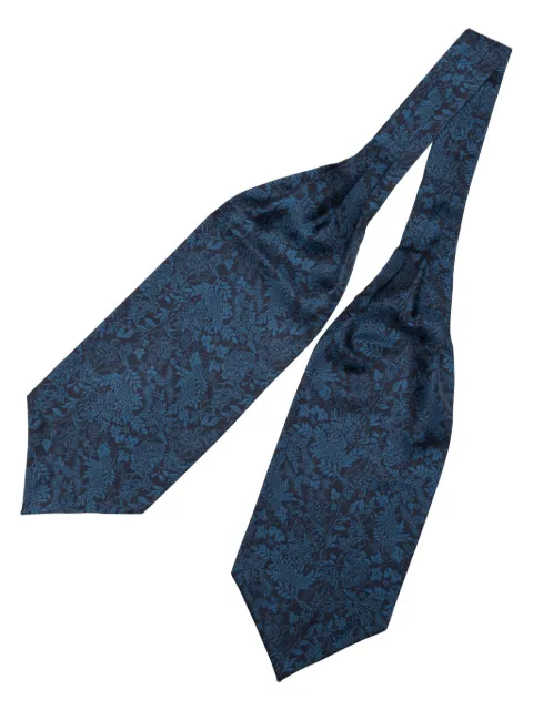 Elizabetta corbata ascot de seda Portofino con estampado floral