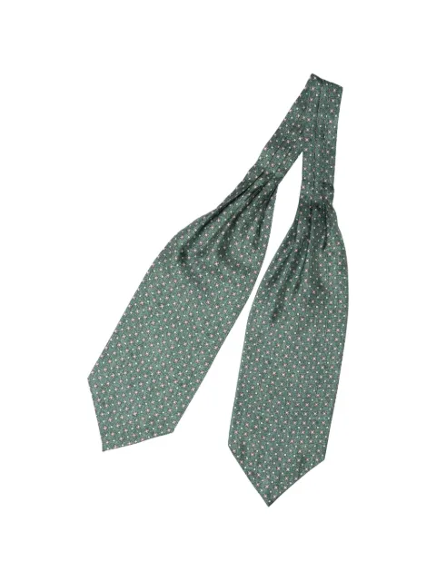Elizabetta Ostuni medallion-print silk cravat