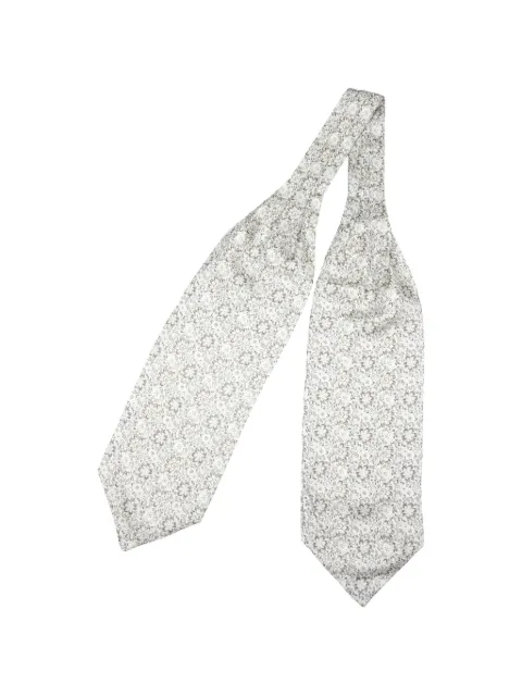 Elizabetta Salvadori floral-print silk ascot cravat
