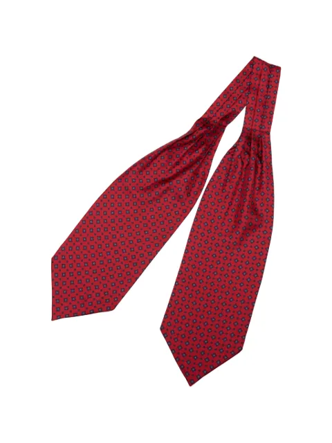 Elizabetta Corbara medallion-print ascot cravat tie