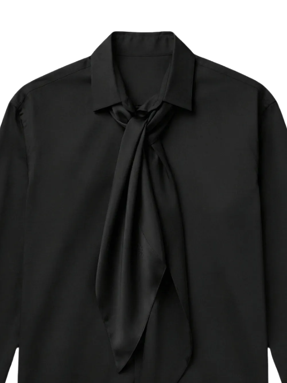 sacai Blouse met strik Zwart