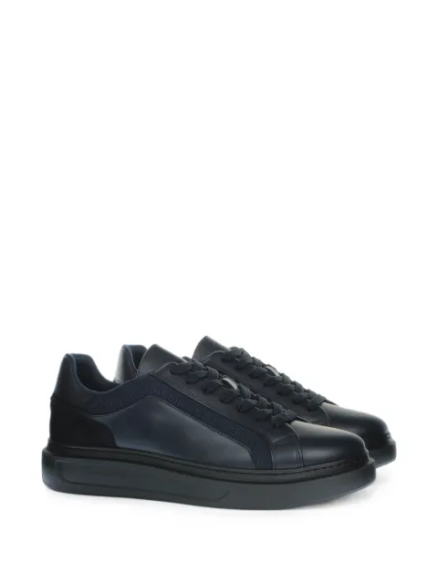 Harmont & Blaine logo-tape leather sneakers