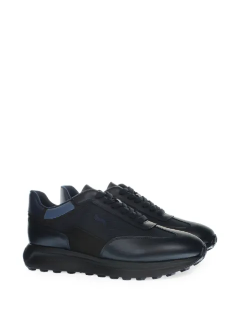 Harmont & Blaine panelled leather-trim sneakers