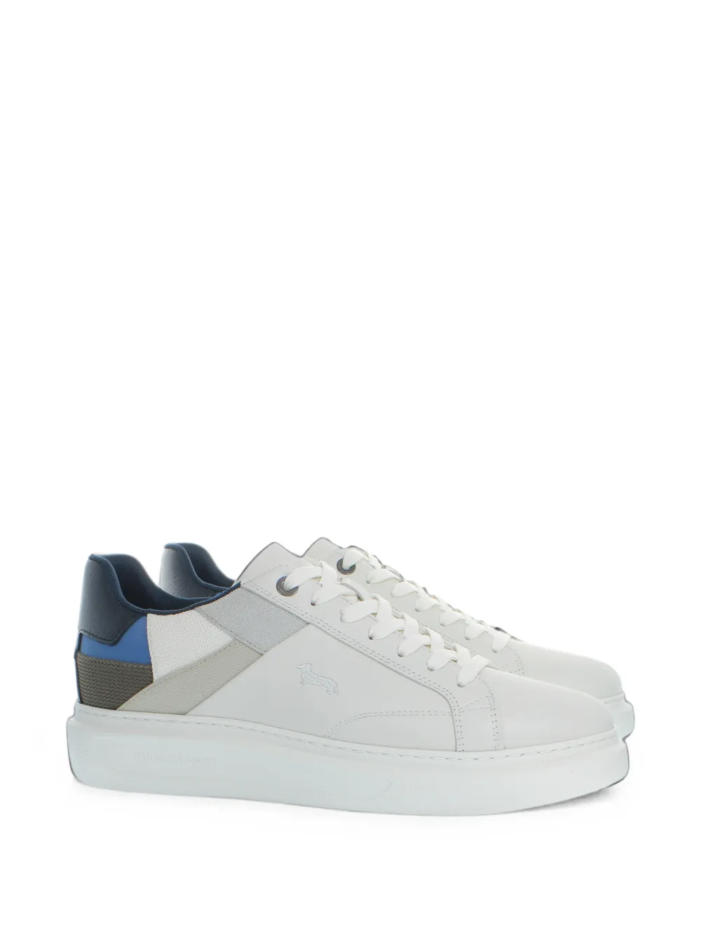Harmont & Blaine panelled logo-embroidered sneakers - Tons neutres Harmont & Blaine panelled logo-embroidered sneakers - Tons neutres