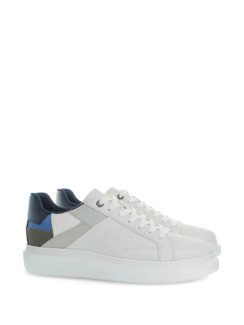 Harmont & Blaine panelled logo-embroidered sneakers