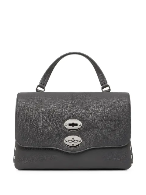 Zanellato mini Postina pebbled leather tote bag