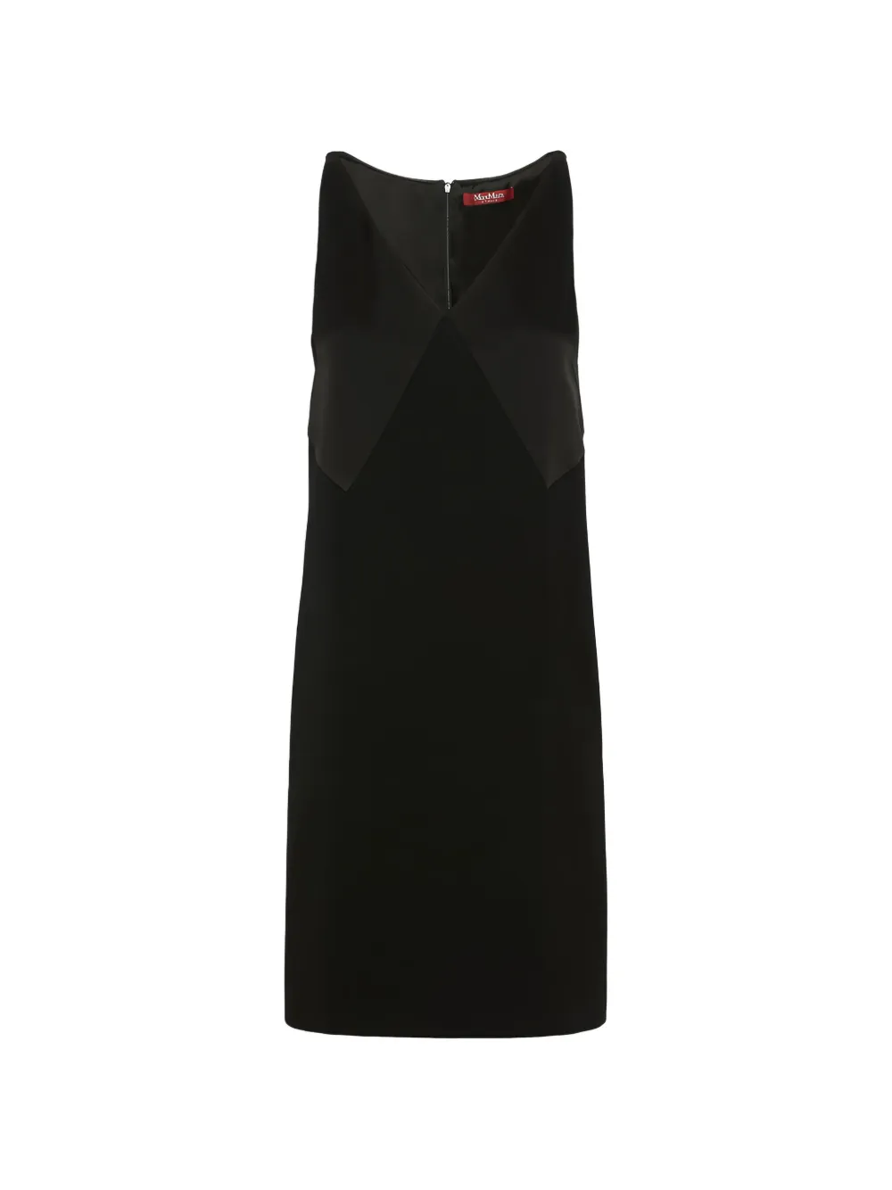 Max Mara Flared cady mini dress - Nero
