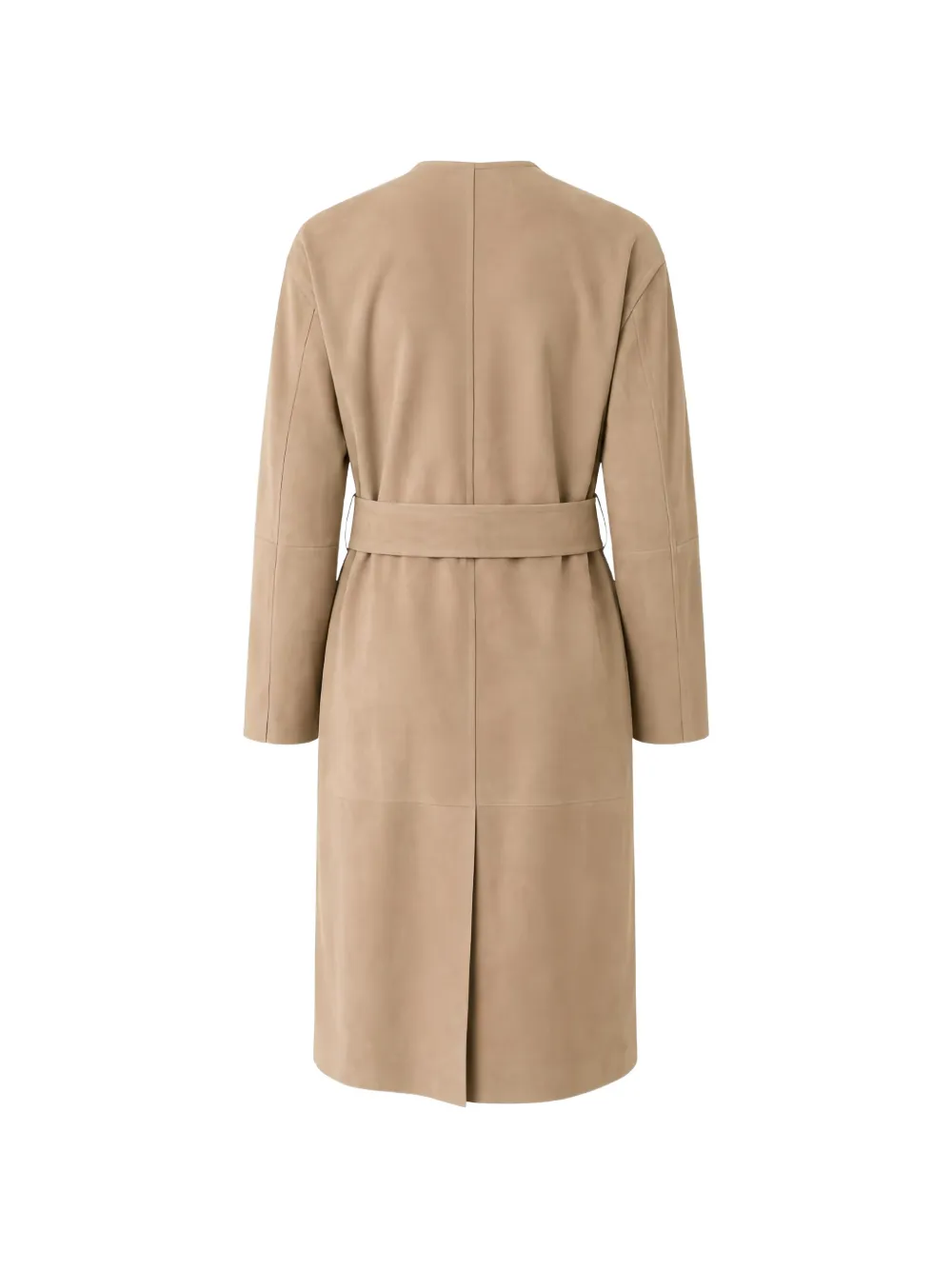 Max Mara Mantel met ceintuur Beige