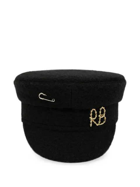 Ruslan Baginskiy logo-embellished baker boy cap