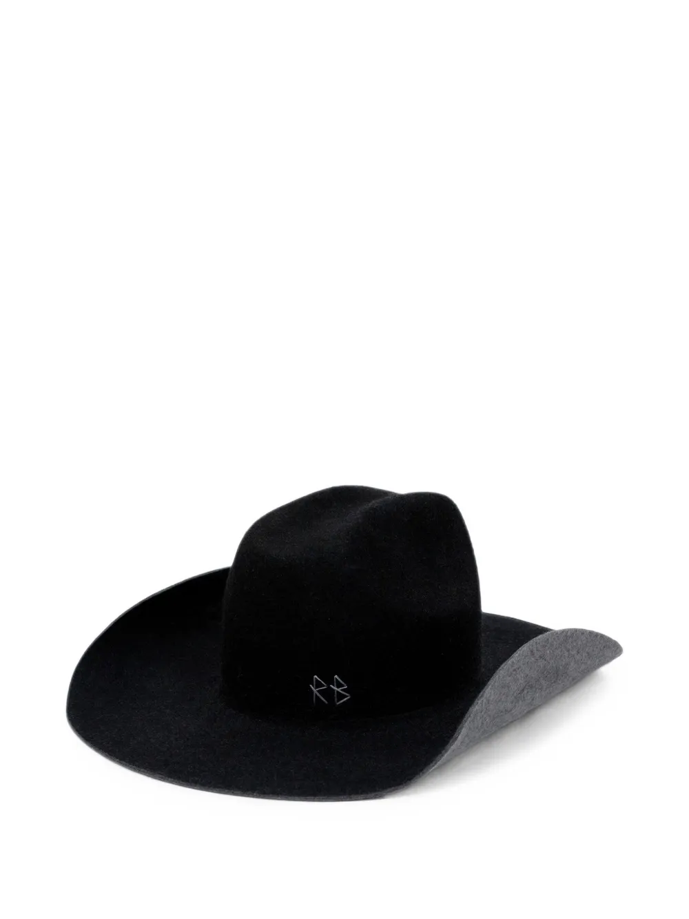 Ruslan Baginskiy wool-felt cowboy hat Zwart