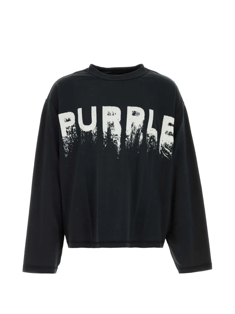 Purple Brand Fallout logo-print T-shirt - Noir Purple Brand Fallout logo-print T-shirt - Noir