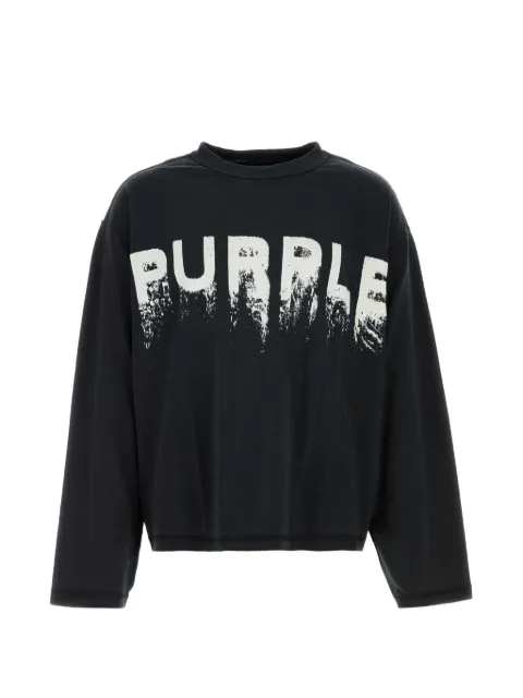 Purple Brand t-shirt Fallout à logo imprimé