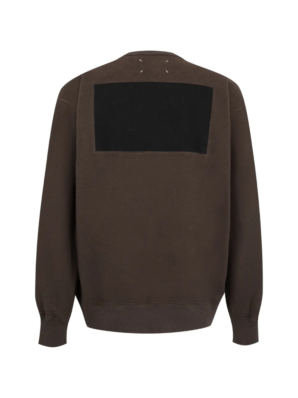 Maison Margiela 4-Stitch sweater met vlakken Bruin