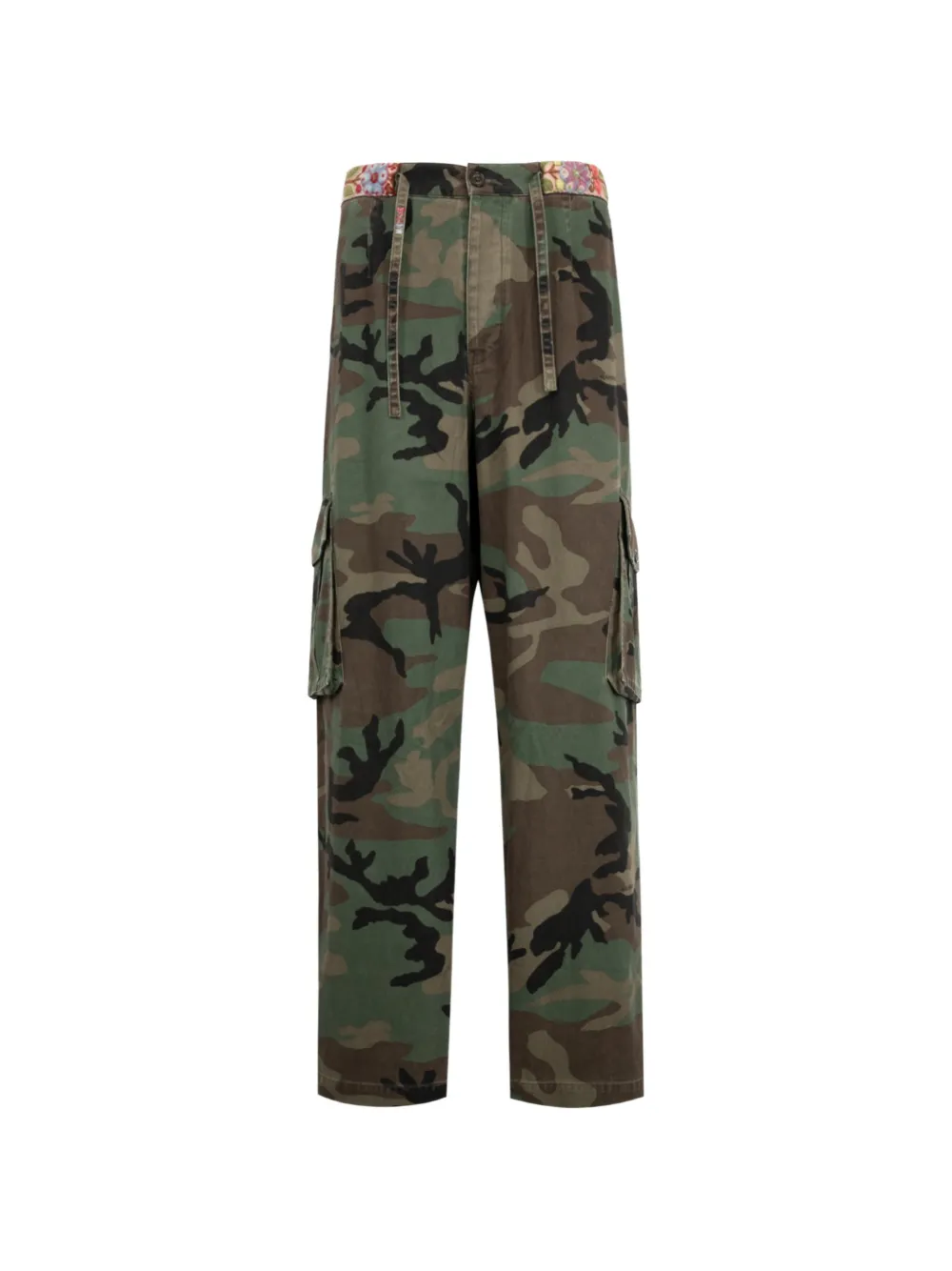 Nahmias camouflage-print cargo pants - Vert Nahmias camouflage-print cargo pants - Vert
