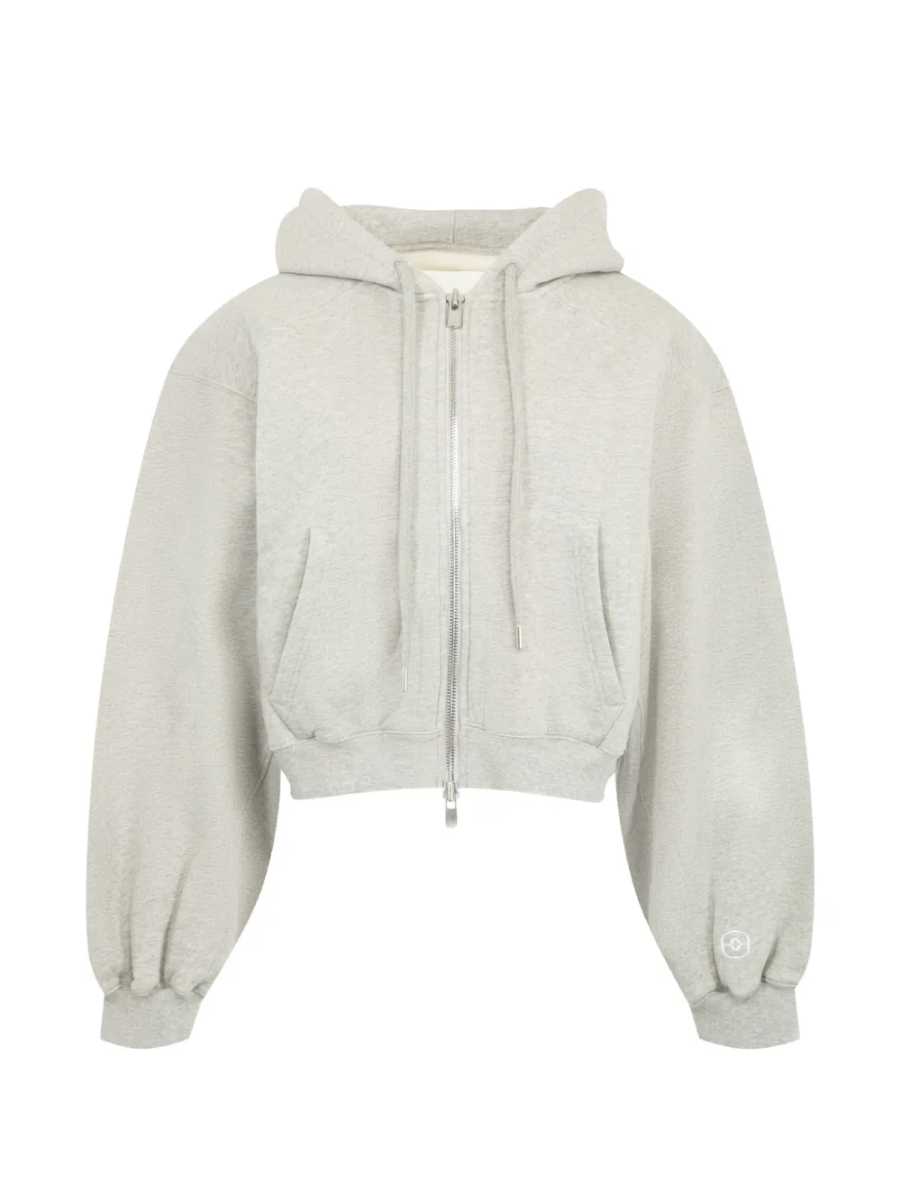 RÙADH Augustine zip-up hoodie - Grey