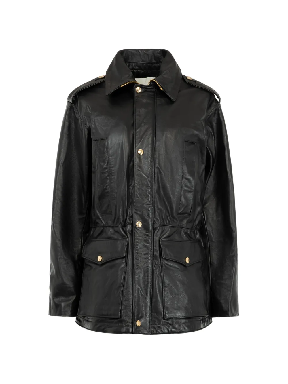 RÙADH The Blackadder leather jacket - Schwarz
