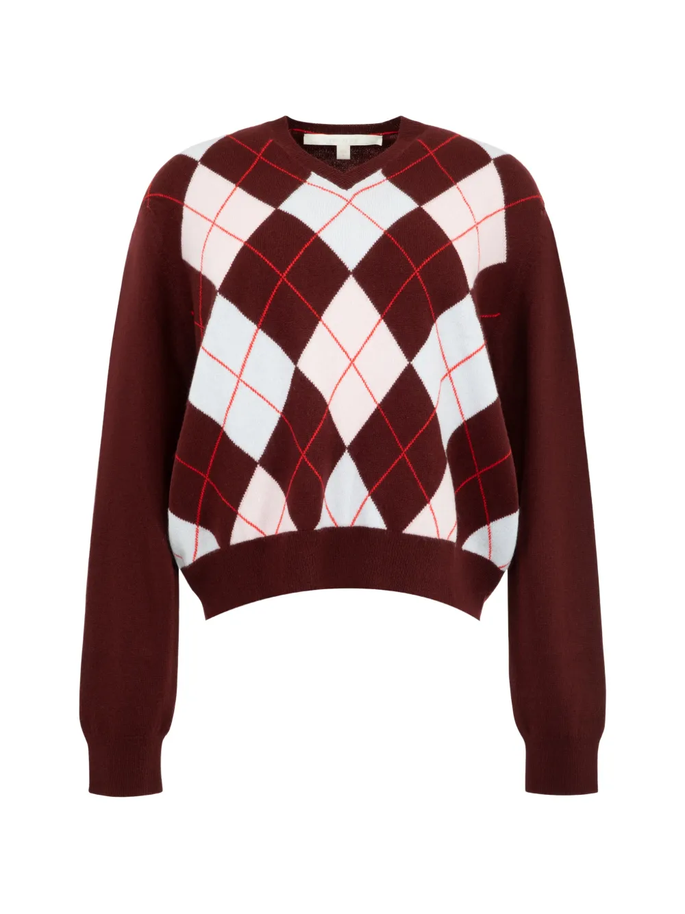 RÙADH Academy argyle-knit sweater - Red