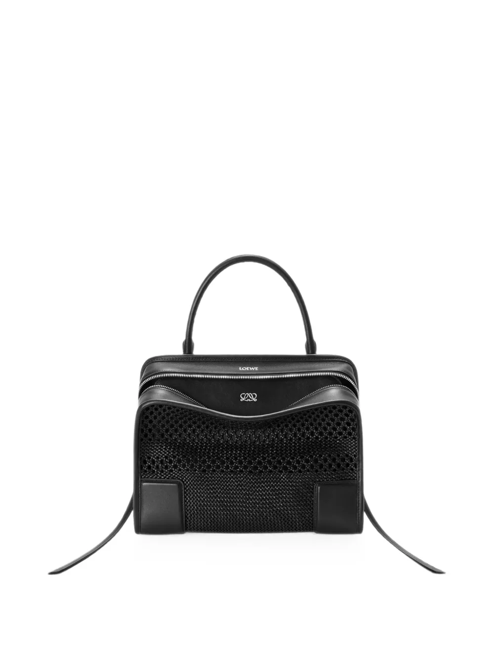 LOEWE Medium Amazona leren shopper Zwart