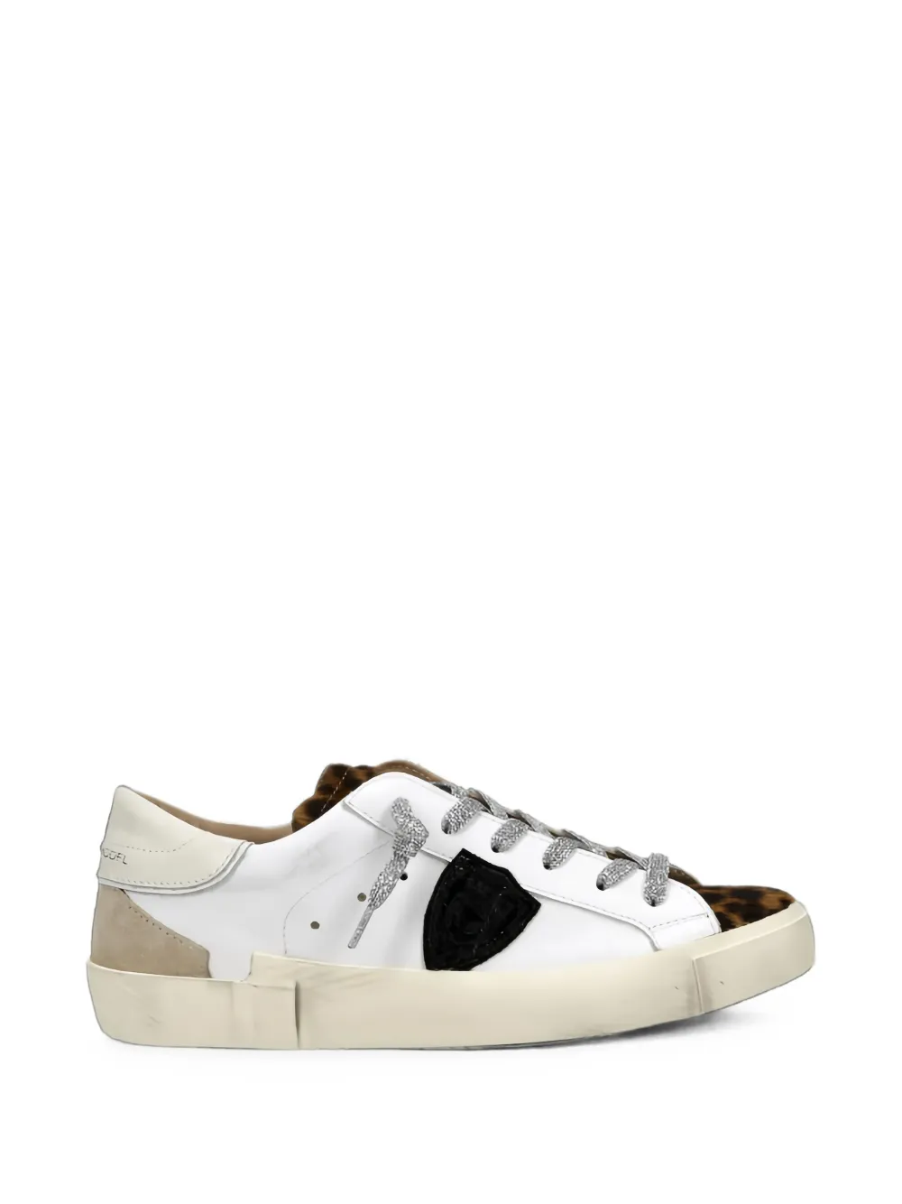 Philippe Model Paris PRSX leopard-print sneakers - Weiß