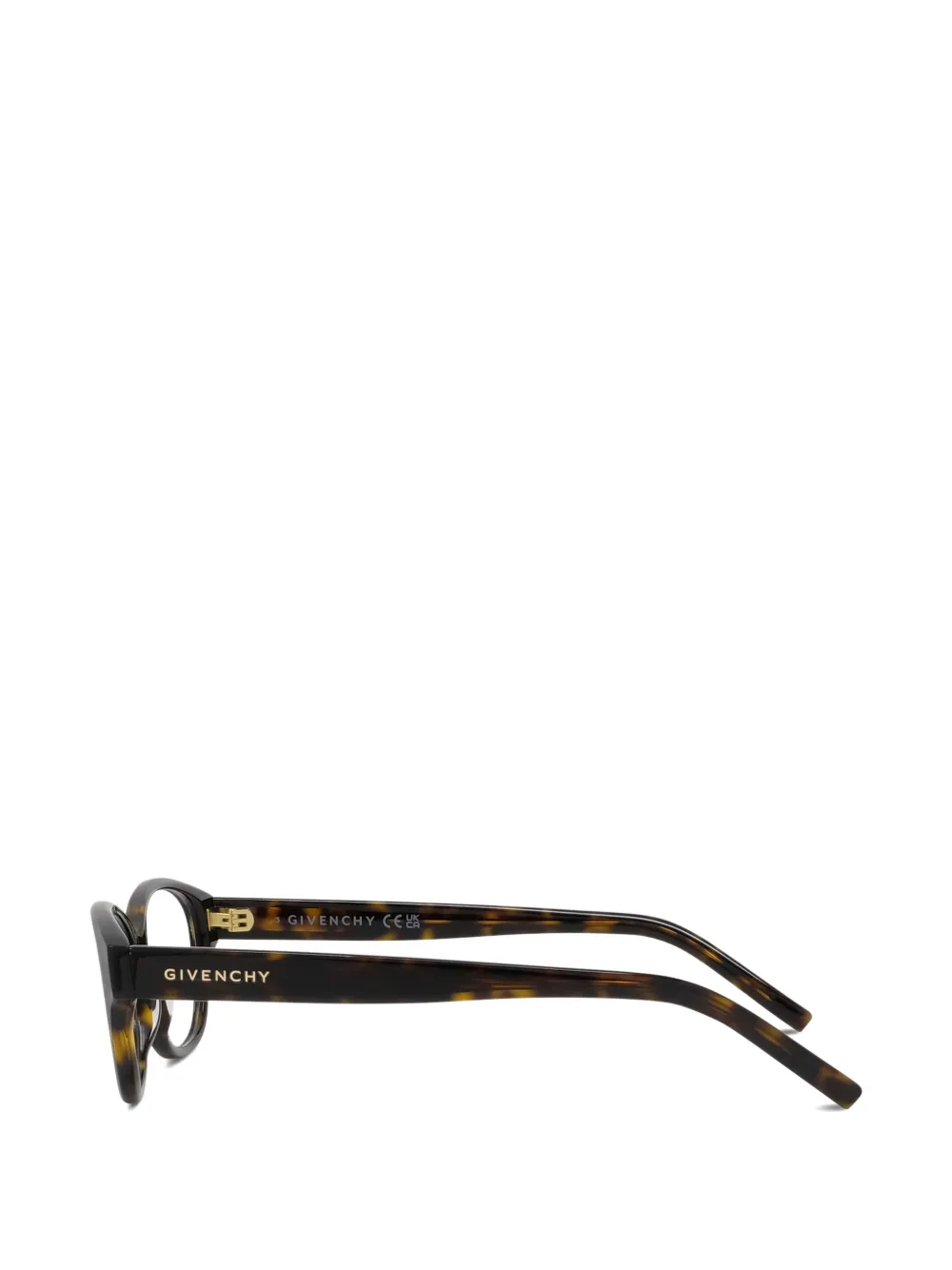 Givenchy Eyewear tortoiseshell-effect oval-frame glasses Bruin